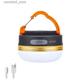 Camping Lantern 10W LED Camping Light Tent Light 1800mAh Portable Camping Light Outdoor Hiking Night Pendant USB Rechargeable Emergency Lights Q231116