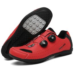 Cykelskor platt pedal mtb skor non-halp gummi hastighet väg cykel sneakers kvinnor racing cleatless mountain cykla skor