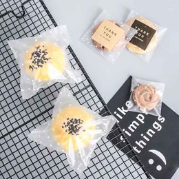 Gift Wrap Christmas Cookie Bag 100pcs/set White Dots Transparent Frosted OPP Birthday Party Wedding Candy Packaging