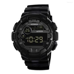 Wristwatches Fashion Men'S Outdoor Sports Watch Waterproof Honhx Luxury Mens Digital Led Watches Date Sport Men Electronic