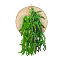 Party Decoration Chilli String Vegetable Pepper Simulation Fake Simulated Hanging Toy Vegetables Artificial Food Fruit Kitchen