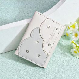 Wallets Large-capacity Multi-card Slot Simple Short Wallet Rivet Student Korean Version Of Women's Coin Purse