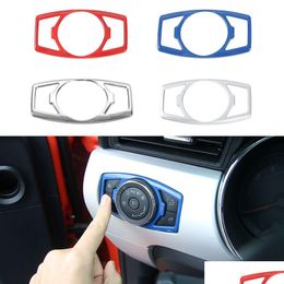Other Interior Accessories Car Headlight Switch Button Trim Abs Decoration Er For Ford F150 Interior Accessories Drop Delivery Automob Dhbu7
