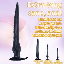 Anal Toys Super Long PVC Dildo Prostate Massager Butt Plug For Stimulation Anus Sex Dilator Big for Unisex Sexual Shop 231114