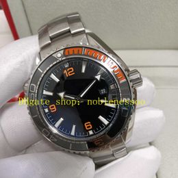 6 Color Real Photo With Box Watches Mens Black Dial 600M Orange Ceramic Bezel Stainless Steel Bracelet Cal.8900 Mens Sport Wrist Men Automatic Mechanical Watches