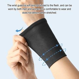 Wrist Support 2pcs Summer Ice Silk Sports Wrist Band Soft Breathable Wrist Protector For Riding Workout zln231115