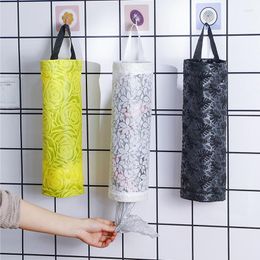 Storage Bags Hanging Garbage Bag Kitchen Dispenser Wall Mounted Grocery Holder Home Organisers Accessories