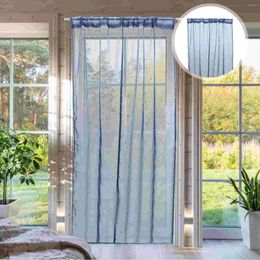 Curtain Window Screen Elegant Drape Household Sheer Decor Polyester Treatment Privacy