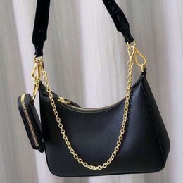 2023 Designer Bags Women Handbag Lady Hobo Sling Genuine Leather Handbags Black Purse Pouch Chain Messenger Tasche Saddle Crossbody Shoulder Bag