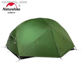 Tents and Shelters Naturehike Camping Tent 2 Person Mongar Ultralight Tent Outdoor Travel Tent Doub Layer Waterproof Tent 3 Season Portab Tent Q231115