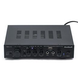 Freeshipping 220V 21 channel 200W high power Bluetooth USB SD FM remote control karaoke HIFI audio amplifier Lxedt