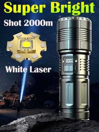 Camping Lantern 80W High Power Led Flashlights Rechargeable Tactical torch 7800mah Built-in Battery Light Emergency Spotlights Camping Lantern Q231116