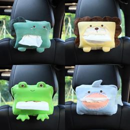 Storage Bags 1PC Creative Cute Cartoon Car Tissue Box Auto Case Home Seat Napkin Holder Pumping Bag Kawaii Decorations