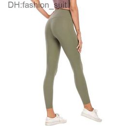 lu lus lemen Capris Yoga Outfit lulu lu Pants Women yoga outfit Girls High Waist Running Outfits Ladies Sports Full Leggings Lady Pant Workout 2023s 2 CZ35