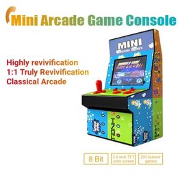 Portable Game Players Game Console Mini Handheld Game Console 200 Licened Games Arcade Game Console Have Fun with Family and Friend Consolas Gaming 231114