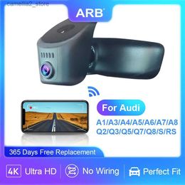 car dvr Dash Cam for Audi A1 A3 A4 A5 A6 A7 A8 Q2 Q3 Q5 Q7 Q8 TT RS S 2013 to 2024 ARB 4K Dashcam Dash Camera for Audi Dvr in the Car Q231115