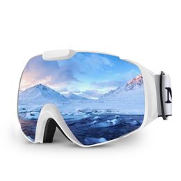 Ski Goggles Ski Goggles OTG Anti-Fog Snowboard Skate Snowmoblie Double Layer Spherical Lens Snow Goggles Men Women M4 231115