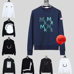 50 offMens Hoodies Sweatshirts Designer hoodie monclair mens fashion Pullover High Quality Men Women Letter Print Complete tags Embroidered Printing Wholesale 2