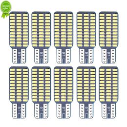 New 10x T10 192 194 168 W5W LED Bulbs 33 SMD 3014 Car Tail Lights Reading Dome Lamp White DC 12V Canbus Error Free Auto Accessories