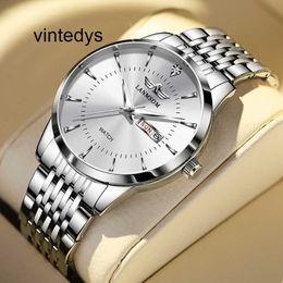 Wristwatches Luxury Quartz Watch Swiss Watch Men's Top Ten Brands Steel Waterproof Fashion Trend Quartz Style