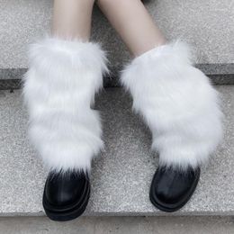 Women Socks Girls Pile Thickened Plush Stockings Autumn And Winter Ladies Casual Medium/Short Leg Warmer Cosplay Outfit