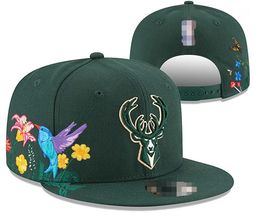 Bucks Ball Caps Casquette 2023-24 unisex fashion cotton baseball cap snapback hat men women sun hat embroidery spring summer cap wholesale a4