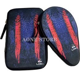 Table Tennis Sets LOKI Portable Racket Bag Waterproof Protection Case for Ping Pong Paddle 231114