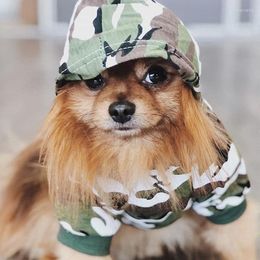 Dog Apparel Clothes Winter Puppy Costume Camouflage Pet Clothing For Small Medium Dogs Hoodie Coat Warm Cat York