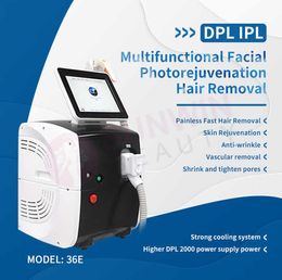 DPL IPL Hair Removal for Red Blood Vessels Removal Skin Rejuvention Whitening Freckle Acne Machine
