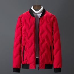 Jaqueta masculina de penas de pato cinza nova outono e inverno para moda masculina, jaqueta quente casual e versátil, leve e fina