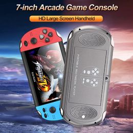 Portable Game Players X12 PLUS Handheld Game Console 7.1 Inch HD Screen Handheld Portable Video Player Built Classic 20 000 Repeat Free Games Console 231114
