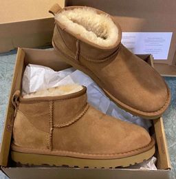 TOP Designer Snow Ug Boots Australian Women Boot Tasman Bailey Dune Chestnut Winter Half Knee Short Lady Sheepskin And Wool Integrated Hair Slipper UGGsity