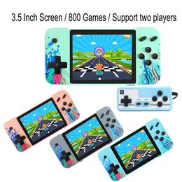 Portable Game Players Portable Video Game Console Handheld Game Player 800 Retro Classic Games AV Output 3.5 Inch 8 Bit Pocket Consola For Kid Gift 231114