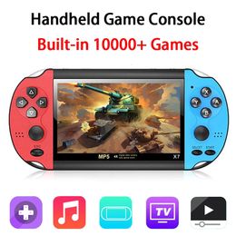 Portable Game Players X7/X7 Plus Handheld Game Console Built-in 10000 Games Retro Portable Classic Video Game Player Support TV AV Output 231114