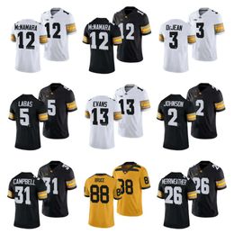 SL Iowa Hawkeyes Football Jersey College Cade Mcnamara Cooper Dejean Spencer Petras Jack Campbell Sam Laporta Riley Moss Seth Benson George