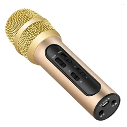 Microphones Microphone Professional For Living Singing Handheld USB Charging Aluminium Alloy Supplies