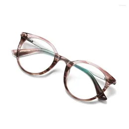 Sunglasses Retro Women Anti-blue Light Glasses Small Face Acetate Cat Eye Graduated Customised Female Myopic Hyperopic