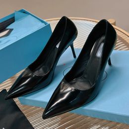 2023 Women Shoes High Heels Pumps Styles Nude Color Leather Point Toe Dress Shoes Sexy Pointed Toe Pumps Wedding shoes Sandals Size 35-40 -K260