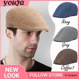 Berets Classic Newsboy Caps for Men Women Vintage Gatsbay Hat Irish Outdoor Cabbie Beret Spring Painter Hat Driver Hat Beret for MaleL231115