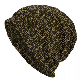 Berets Ancient Egypt Mysterious Caps Egyptian Symbol Goth Autumn Winter Skullies Beanies Hats Spring Warm Dual-use Bonnet Knitting