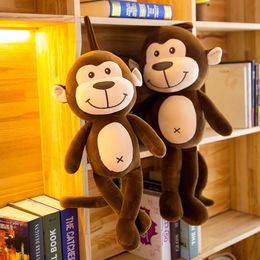 Plush Dolls Monkey Toy Smart محشو بالحيوان بوي بوي ببي دمية عيد ميلاد هدية تململ ألعاب لطيف أريكة 231115