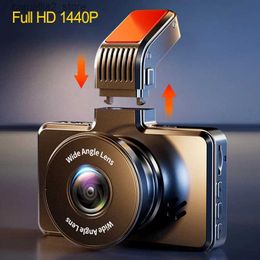 Car DVRs Car DVR Dashcam Camera IPS Wifi GPS FHD 1440P 24H Parking Dual Lens Monitoring Camcorder Rear Camera G-Sensor Auto Registrator Q231115