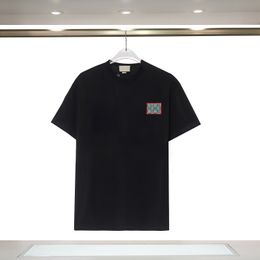 Men's T Shirts Men Shirt Hip Hop Streetwear T-Shirts 2023 Luxury Designer Tshirt Embroidery Letter Tops Tees Hipster Clothing