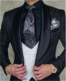 Men's Suits 2023 Men's Dress Suit Wedding Banquet Bridegroom Man Performance Tuxedo (jacket Pants Vest)