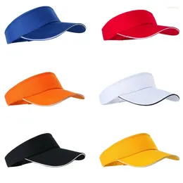 Berets Sun Hats Adjustable Unisex Men Women Plain Visor Sport Golf Tennis Breathable Cap Hat Gorras De Verano Beach