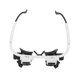 Grow Lights Headband Magnifier Easy To Assemble Lightweight 8X 15X 23X Head Mount Magnifying Glasses Acrylic Optical Lens For Model Making