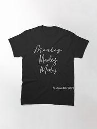 Men's T Shirts Marley Fashion Typo Girly Name Classic T-Shirt