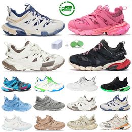 2024 Track 3 3.0 Men Women Running Shoes Triple S Designer Platform Sneaker Black White Green Pink Transparent Nitrogen Crystal Outsole Mens Trainers Sports Sneakers
