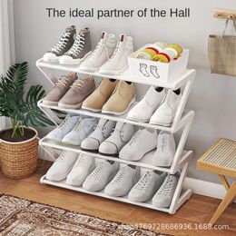 Storage Holders Racks Wholesale Doorway Shoe Rack for Dormitories Space Saving and Organizer Plastic Stand 231115