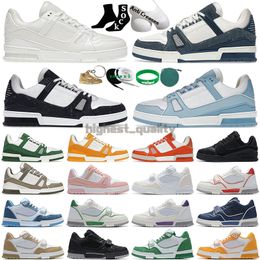 Fashion Designer Trainers Casual Shoes Mens Women Platform Black White Green Denim Grey White Yellow Bule Orange Men Women Sports Sneaker Trainer Tennis Outdoor